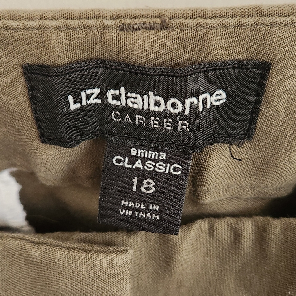Women's Olive Pants - Picture 4 of 5